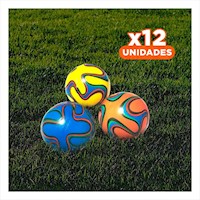 Pack12 Experiencia Creativa de Pelotas Antiestres Set12 Rayas Curvas Colores