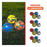 Pack4 Entrenamiento Deportivo de Pelotas Antiestres Set12 Rayas Curvas Colores Y+Regalo Sticker
