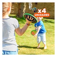 Pack4 Combo de Pelotas Antiestres Set12 Rayas Curvas Colores para Reducir Estres