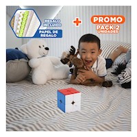 Pack2 Juego de Ingenio Tipo Cubo Colores Enteros Y+Papel Regalo