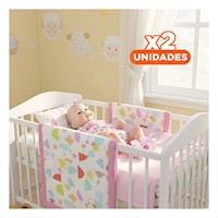 Pack2 Muneca Bebe Realista con Vestido Rosado Vuelos y Vincha Puntitos Y+Regalo Sticker