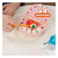 Pack4 Juguete Dentista en Plastilina para Diversion Infantil