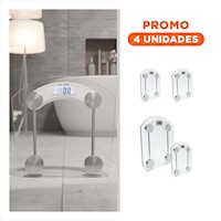 Pack4 Controlador Digital Hexagonal de Vidrio Transparente Moderno Y+Regalo Sticker