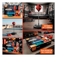 Equipo box de pie 102cm resistente y estable