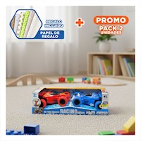 Pack2 Juego Infantil de Carros Acrobaticos 2 Unidades en Caja Y+Papel Regalo