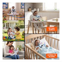 Bebe reborn niño 48cm con chompa perrito Blanco para Brindar Sonrisas Y+Post It