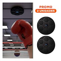 Pack2 Plataforma de Boxeo Interactivo Circular Negro para Entrenamiento en Casa