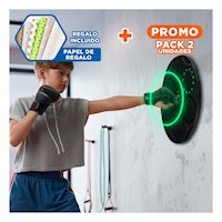 Pack2 Modulo de Boxeo Interactivo Circular Negro para Rutinas de Ejercicio Y+Papel Regalo