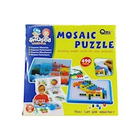 Rompecabezas de Mosaico 490 Piezas Multicolor para Juegos de Mesa en Casa Y+Papel Regalo