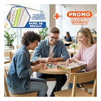 Pack6 Kit de Mesa 5 en 1 para Amigos y Familias Y+Papel Regalo