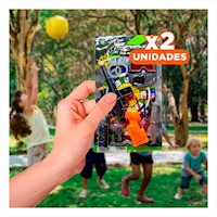 Pack2 Paquete de Blaster con Mascara y Accesorios Mango Anaranjado Relajante Y+Regalo Sticker