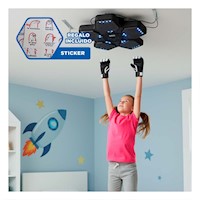 Aparato de Boxeo Musical Interactivo con Guantes para Practica en Hogar Y+Regalo Sticker