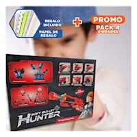 Pack4 Set de Lanzadores Tumba Latas para Niños Y+Papel Regalo