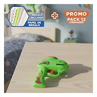 Pack12 Formato Lanza Dardos Verde en Blister para Diversion Y+Papel Regalo