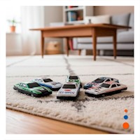 Combo 8 Carritos de Metal para Juego Infantil en Casa y Espacios Cerrados Y+Ligas Regalo