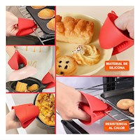 Accesorios Comodos de Silicona Rojo para Uso en Casa 7,3x9,5cm Y+Post It