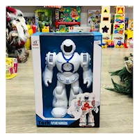 Robot con Luz y Sonido para Diversion de Niños Azul