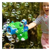 Creador de Burbujas de Dinosaurio Chico para Juegos Creativos Infantiles Y+Ligas Regalo