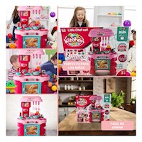 Set de Cocina Grande con Horno Microondas Ollas y Utensilios para Juego Y+Post It