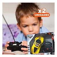 Pack2 Entretenimiento Control Remoto Amarillo para Casa Y+Regalo Sticker