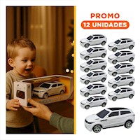Pack12 Vehiculo de Juguete Con Control Remoto Tipo Timon para Casa Y+Regalo Sticker