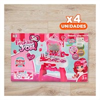 Pack4 Estacion con Accesorios en Caja para Decoracion de Hogar Compacto