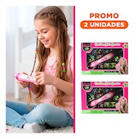 Pack2 Kit Infantil para Crear Estilos de Cabello con Accesorios Decorativos