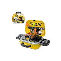 Set de Herramientas 2 en 1 en Lonchera para Juego de Niños Y+Papel Regalo