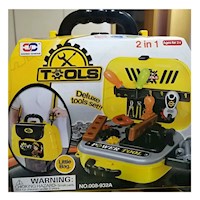 Set de Herramientas 2 en 1 en Lonchera para Niños