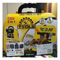 Set de Herramientas 2 en 1 en Lonchera para Juego y Accion Y+Ligas Regalo