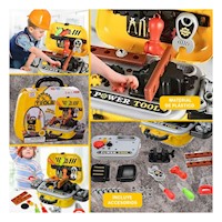 Set de Herramientas 2 en 1 en Lonchera para Regalo de Niños Y+Post It