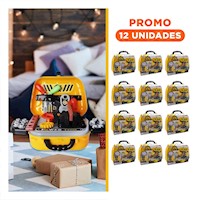 Pack12 Paquete de Herramientas 2 en 1 en Lonchera para Diversion Y+Regalo Sticker