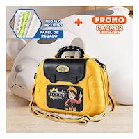 Pack12 Coleccion de Herramientas 2 en 1 en Lonchera para Juego Y+Papel Regalo