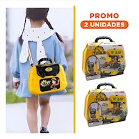 Pack2 Herramientas 2 en 1 en Lonchera para Juego y Accion