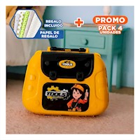 Pack4 Herramientas 2 en 1 en Lonchera para Juego Diario Y+Papel Regalo