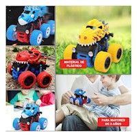 Auto Monster Truck en Caja Resistente para Juego y Diversion en Casa Hogar Y+Post It