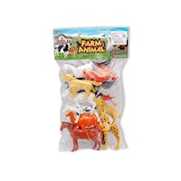 Animales de Granja Set 10 para Niños Alegre y Colorido Y+Papel Regalo