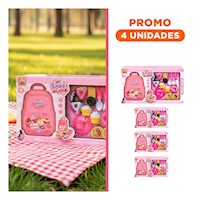 Pack4 Kit Pastelero para Cocina Hogar en Color Rosado con Accesorios Y+Regalo Sticker