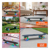 Board Negro con Luces Visibles para Juegos Activos en Interiores o Exteriores