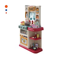 Set de Cocina Rosado con Accesorios para Juego de Hogar y Diversion en Casa Y+Papel Regalo