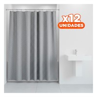 Pack12 Proteccion aplicada a Ducha con Patron Triangulos y Plomo 180x180cm