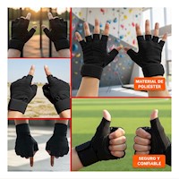 Implementos Fitness XL Black Negro Resistentes y Confortables
