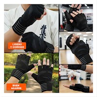 Accesorios Deportivos L Munequera Pro Negro para Gym