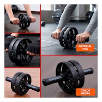 Rollo Ergonomico Para Ejercicios Abdominales Negro