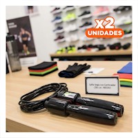 Pack2 Ejercicios Intensivos Con Cuerda Para Fitness Negro Y+Regalo Sticker