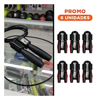 Pack6 Rutina Diaria Con Cuerda Portatil 280cm Negro