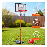 Set basket portatil 195cm soporte seguro y ajustable Y+Post It