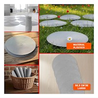 Mantel Circular de Mesa con Presencia Plateado Pajita Brilloso Y+Post It