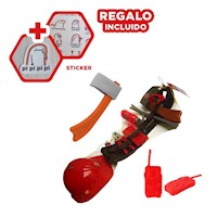 Cinturon de Trabajo Set de Bombero para Actividades de Juego Infantil Y+Regalo Sticker