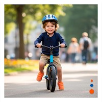 Andador de Equilibrio Celeste sin Pedales para Aprendizaje Progresivo Y+Regalo Sticker